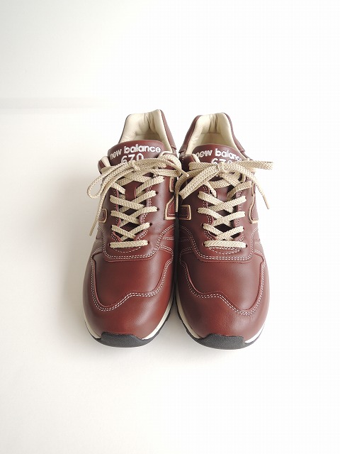 UK製 オールレザー M670BRN BROWN US9 New Balance ニューバランス NEWBALANCE スニーカー M670 Made